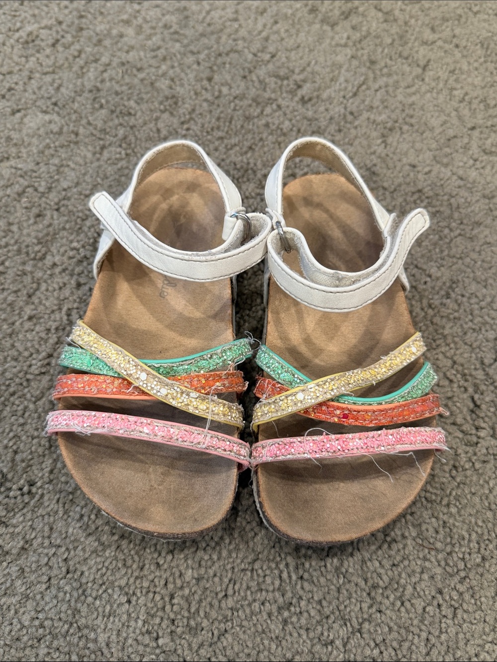 Rainbow Sparkle Sandals